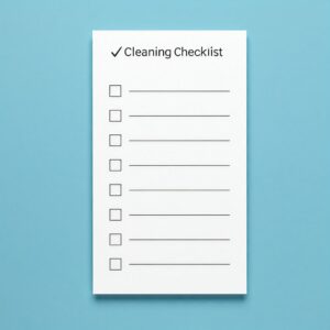 Apartment Departure Cleaning Checklist -  EN