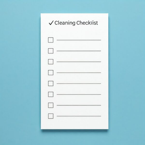 Apartment Departure Cleaning Checklist -  EN